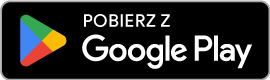 Przycisk z znaczkiem google play i napisem pobierz z google play